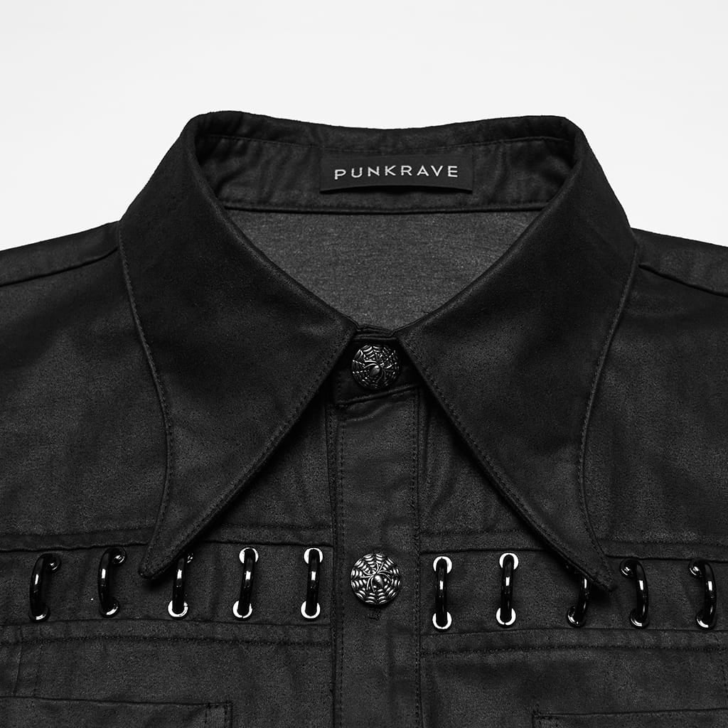 Chain Reaction Ring-Collar Shirt