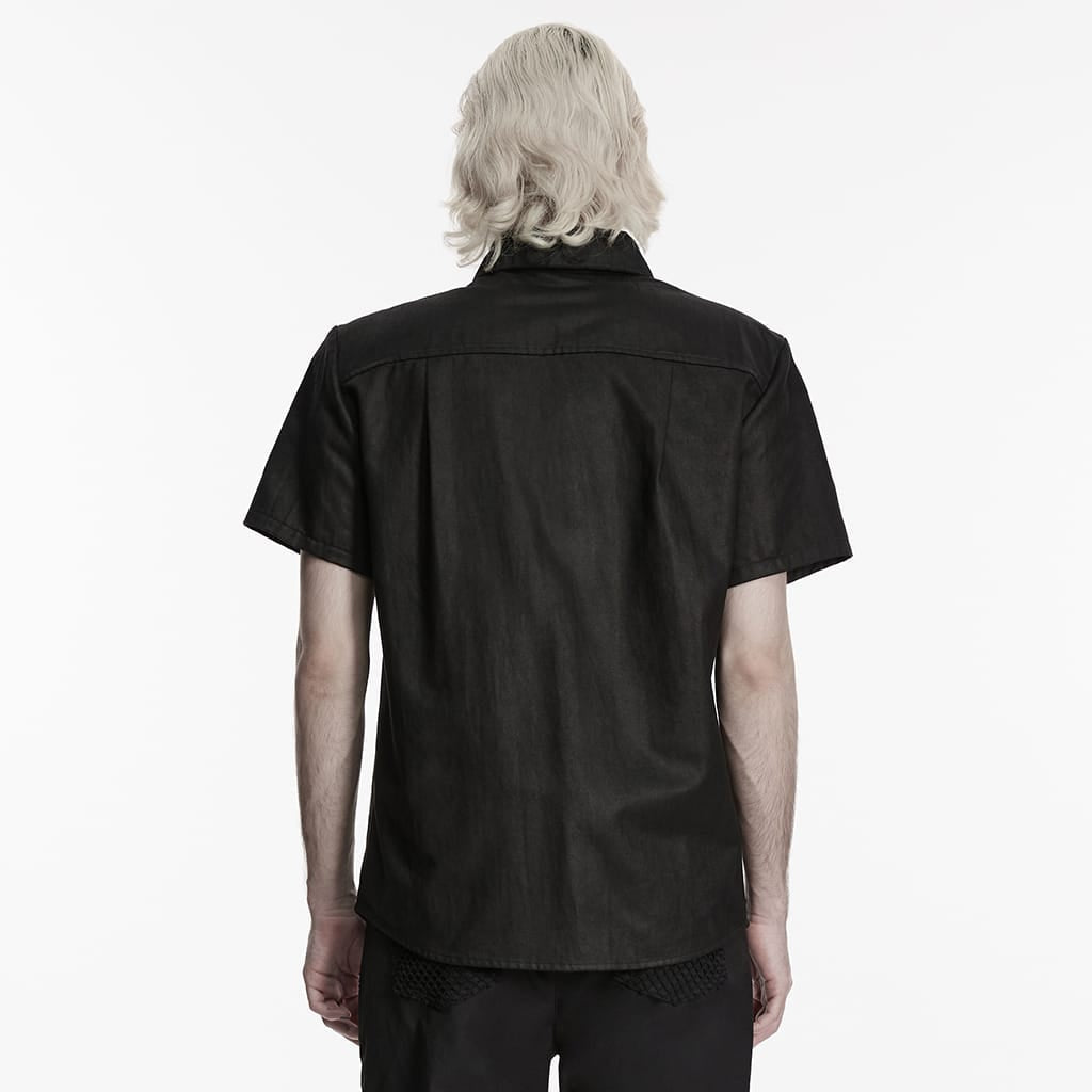 Chain Reaction Ring-Collar Shirt