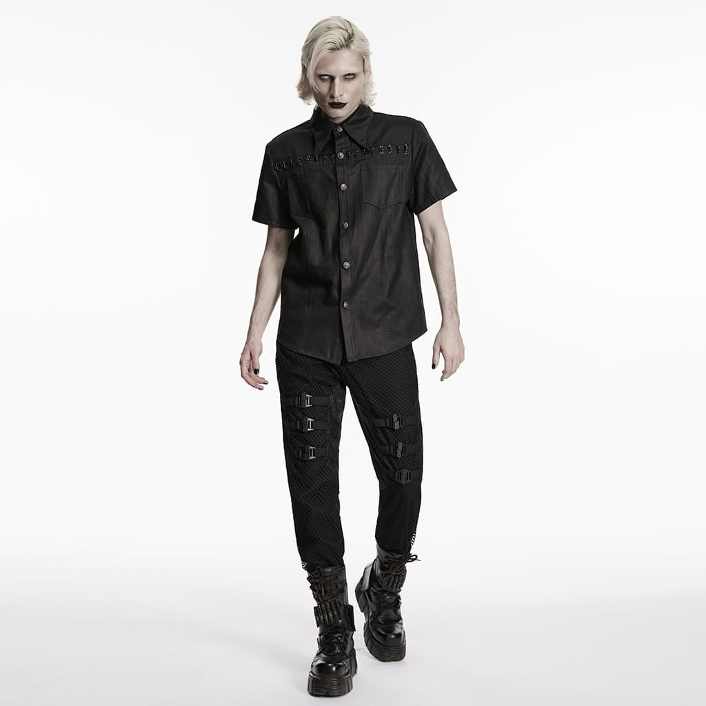 Chain Reaction Ring-Collar Shirt