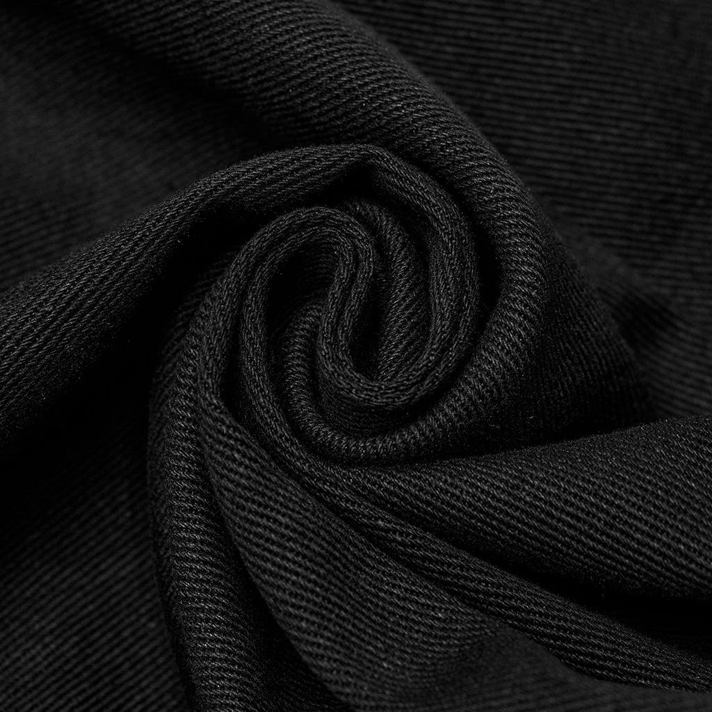 Black Signal Mesh Flare Pants