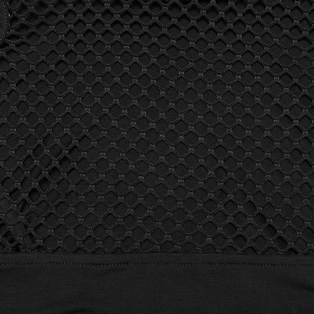 Null Sector Cutout Hooded Tank