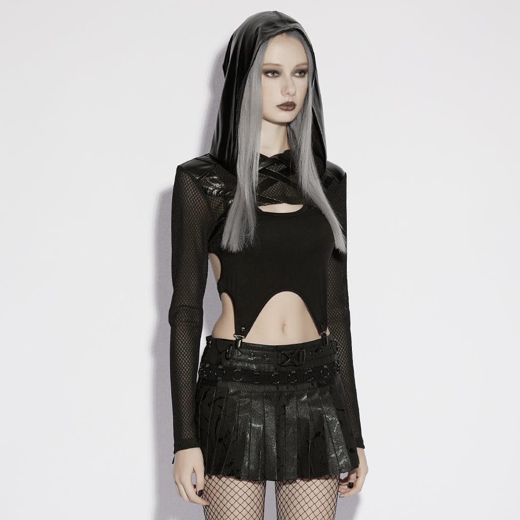 Ghost Signal Sheer Hooded Cape