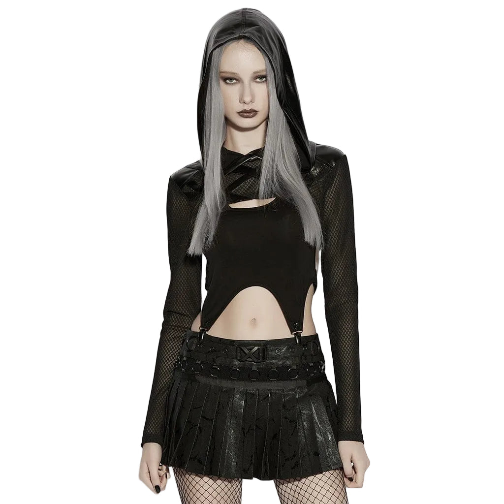 Ghost Signal Sheer Hooded Cape