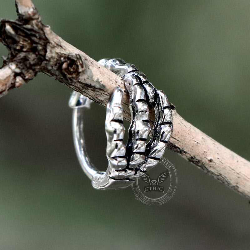 Punk Dragon Claw Stainless Steel Earrings