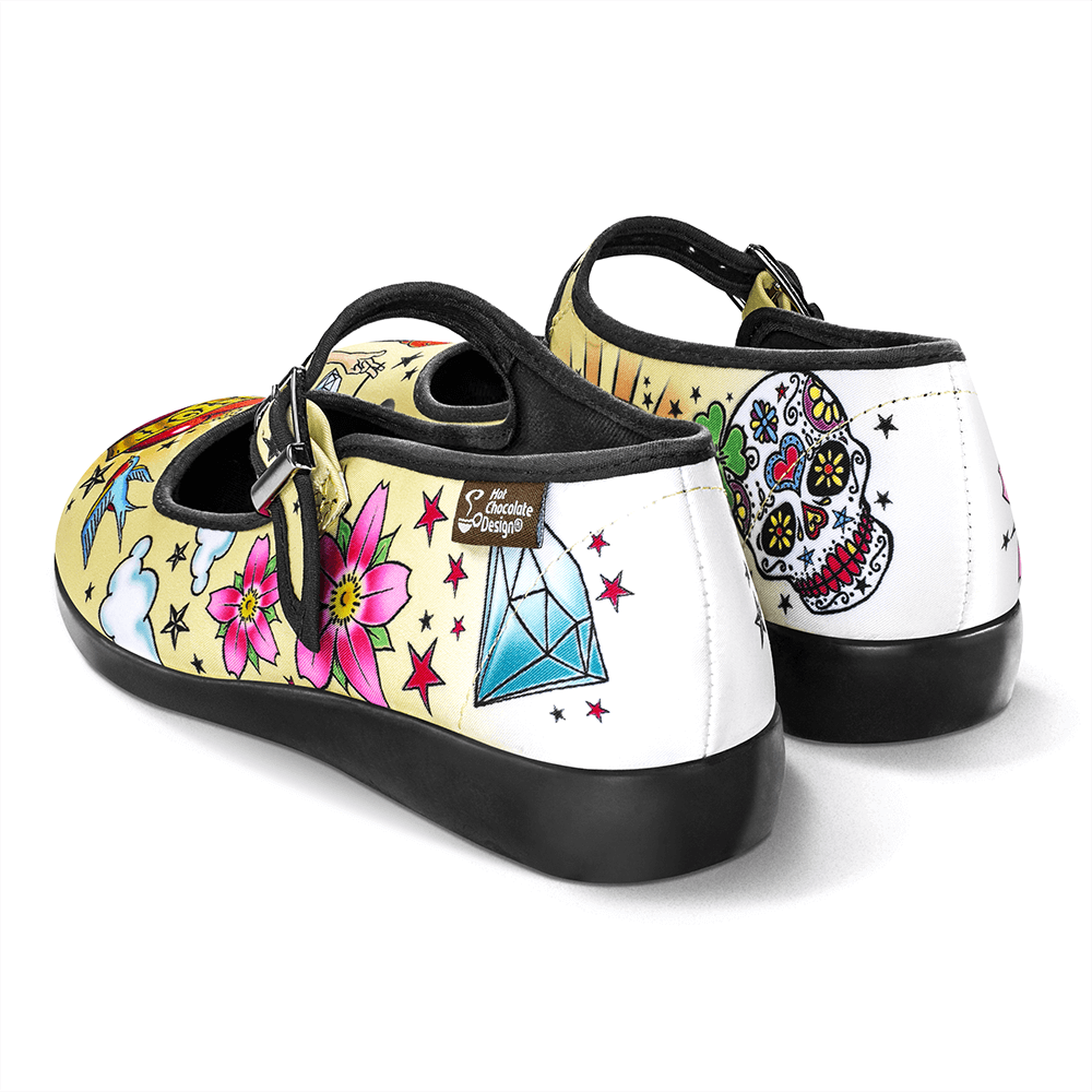 Tattoo Women's Mary Jane Flats