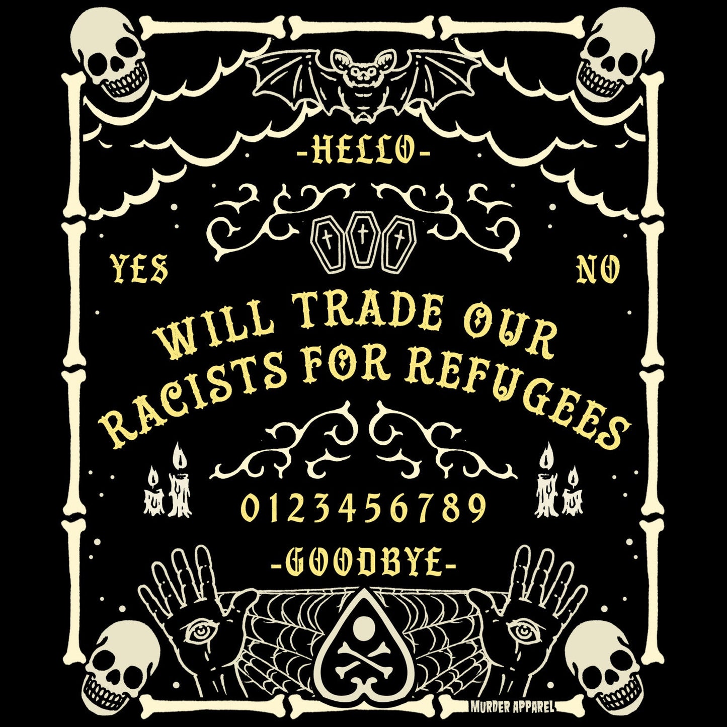 Racists For Refugees T-shirt