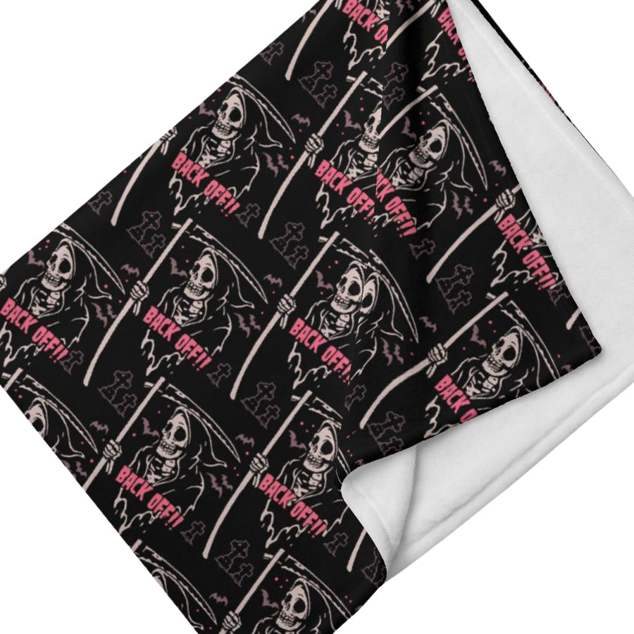 Grim Reaper Throw Blanket
