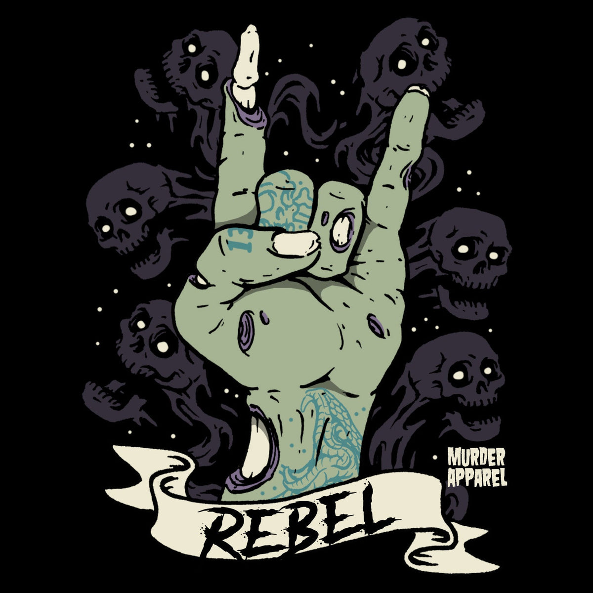 Rebel Zombie T-Shirt