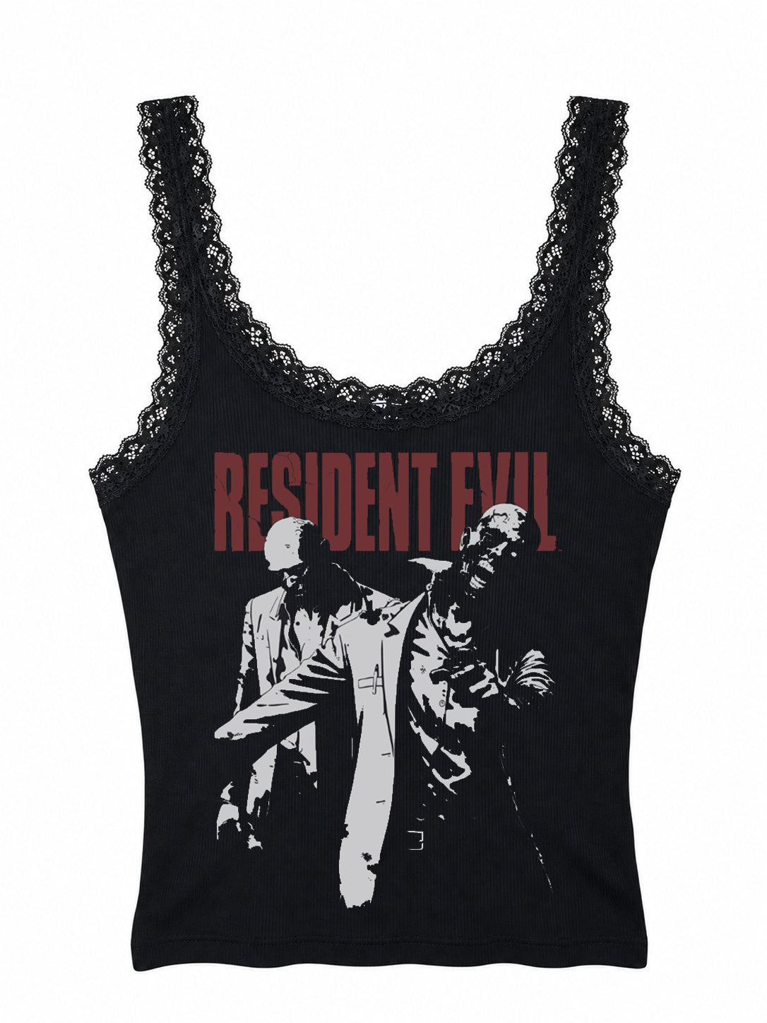 Resident Evil Lace Ribbed Tank