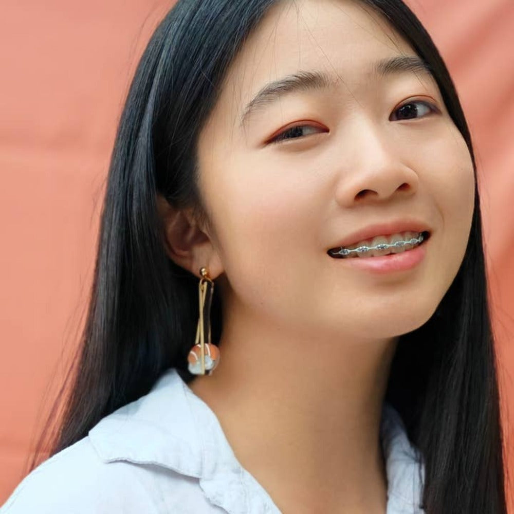 Salmon Sushi Acrylic Earrings