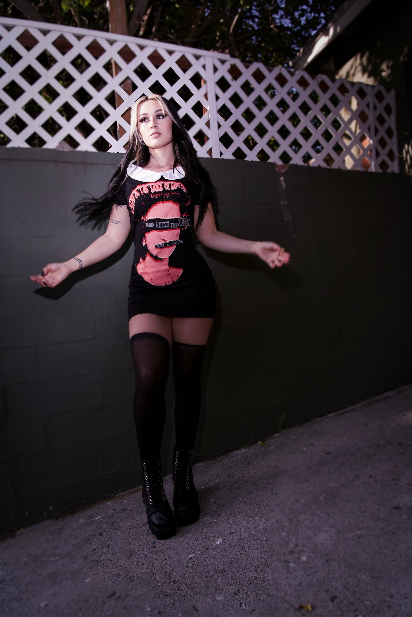 Sex Pistols Peter Pan Collar Dress