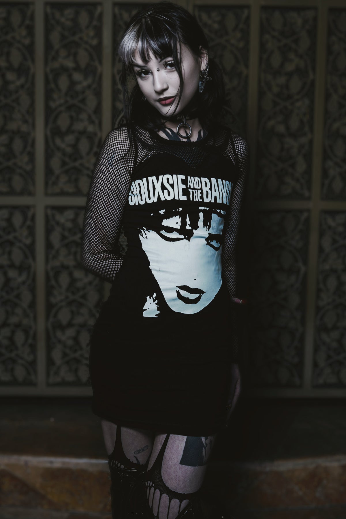 Siouxsie and the Banshees Fishnet Dress