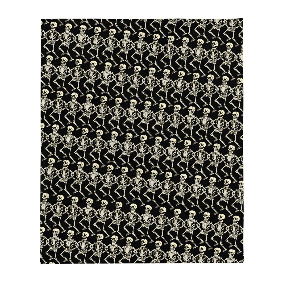 Dancing Skeletons Throw Blanket