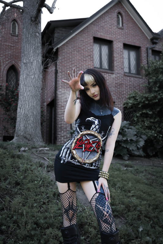 Slayer Lace Strap Dress