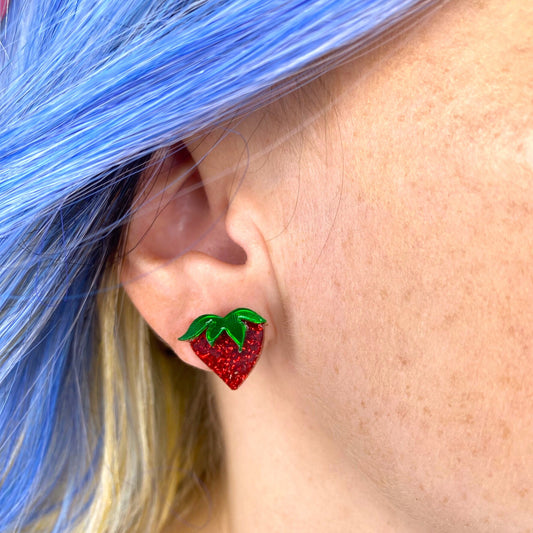 LAST CHANCE! Strawberry Earrings