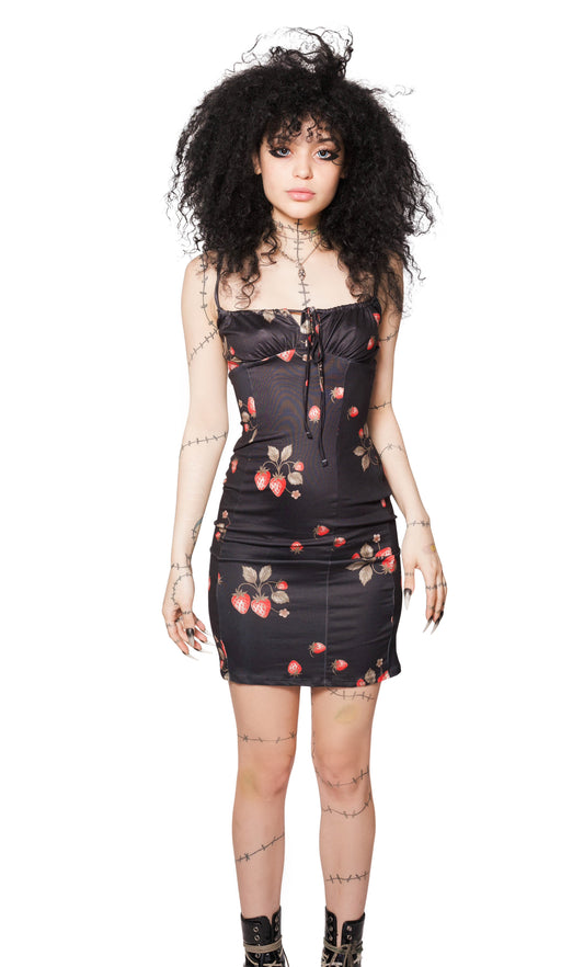 Strawberry Fields Mini Dress