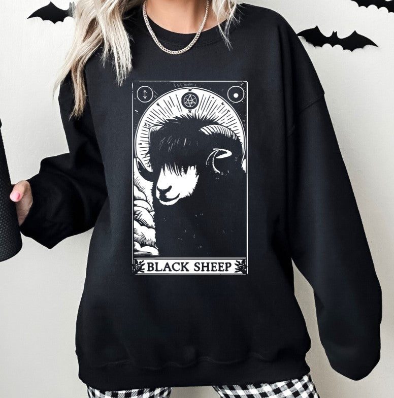 The Black Sheep Tarot  - Available in T-Shirt, Pullover, Hoodie, Tank or Long Sleeve