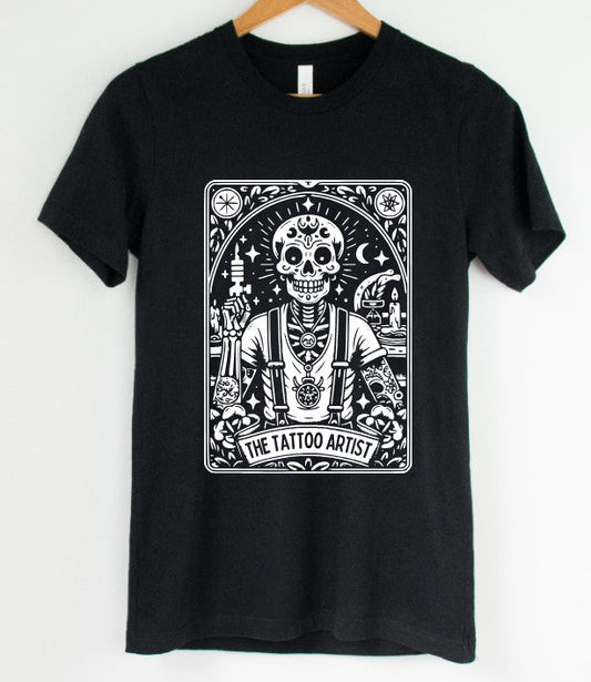 The Tattoo Artist Tarot  - Available in T-Shirt, Pullover, Hoodie, Tank or Long Sleeve