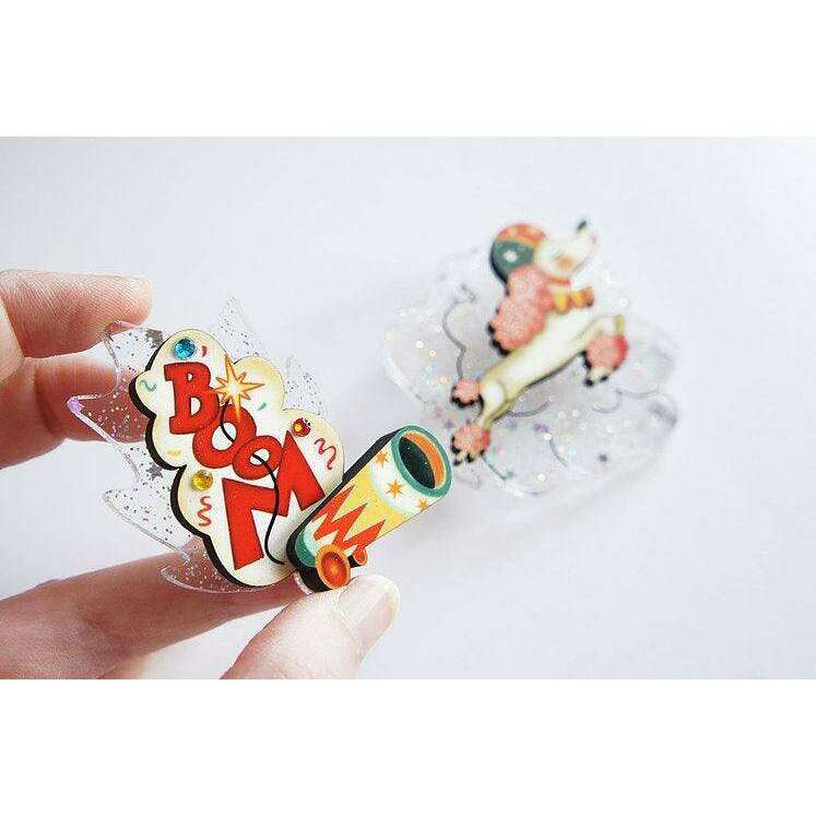 The Bullet Poodle Brooches Halloween Brooch by Laliblue | PRE-ORDER SHIPS IN 2-3 WEEKS