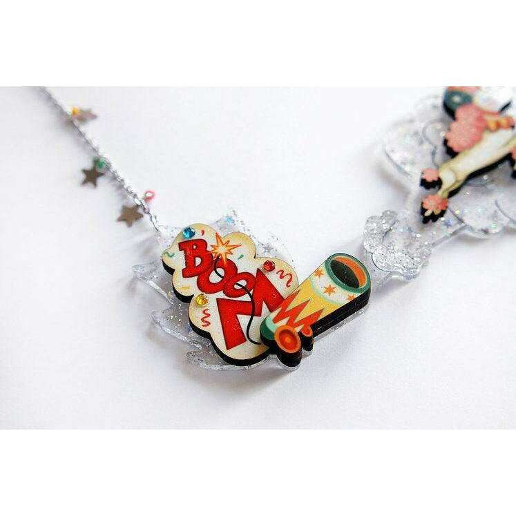 The Bullet Poodle Halloween Necklace by Laliblue | PRE-ORDER SHIPS IN 2-3 WEEKS