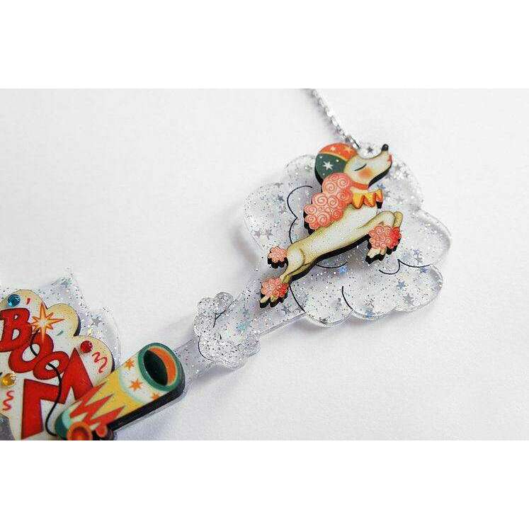 The Bullet Poodle Halloween Necklace by Laliblue | PRE-ORDER SHIPS IN 2-3 WEEKS
