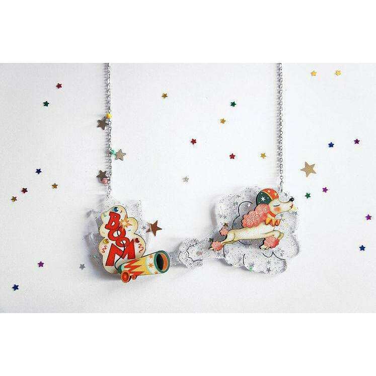 The Bullet Poodle Halloween Necklace by Laliblue | PRE-ORDER SHIPS IN 2-3 WEEKS