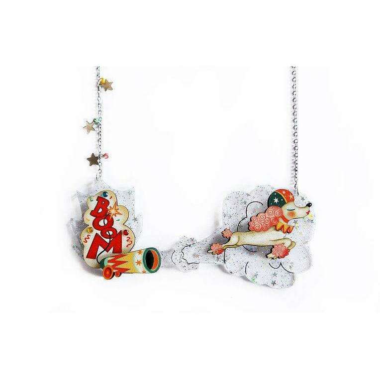 The Bullet Poodle Halloween Necklace by Laliblue | PRE-ORDER SHIPS IN 2-3 WEEKS