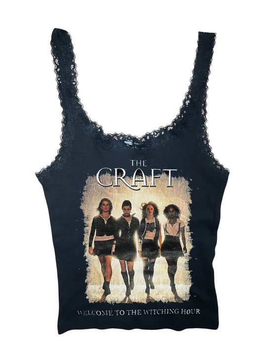 The Craft Ribbed Lace Tank