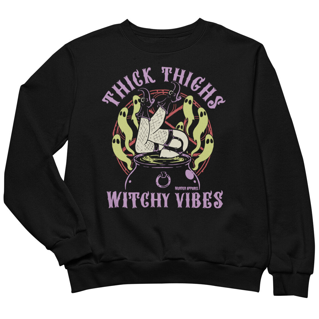 Thick Thighs Witchy Vibes Sweatshirt