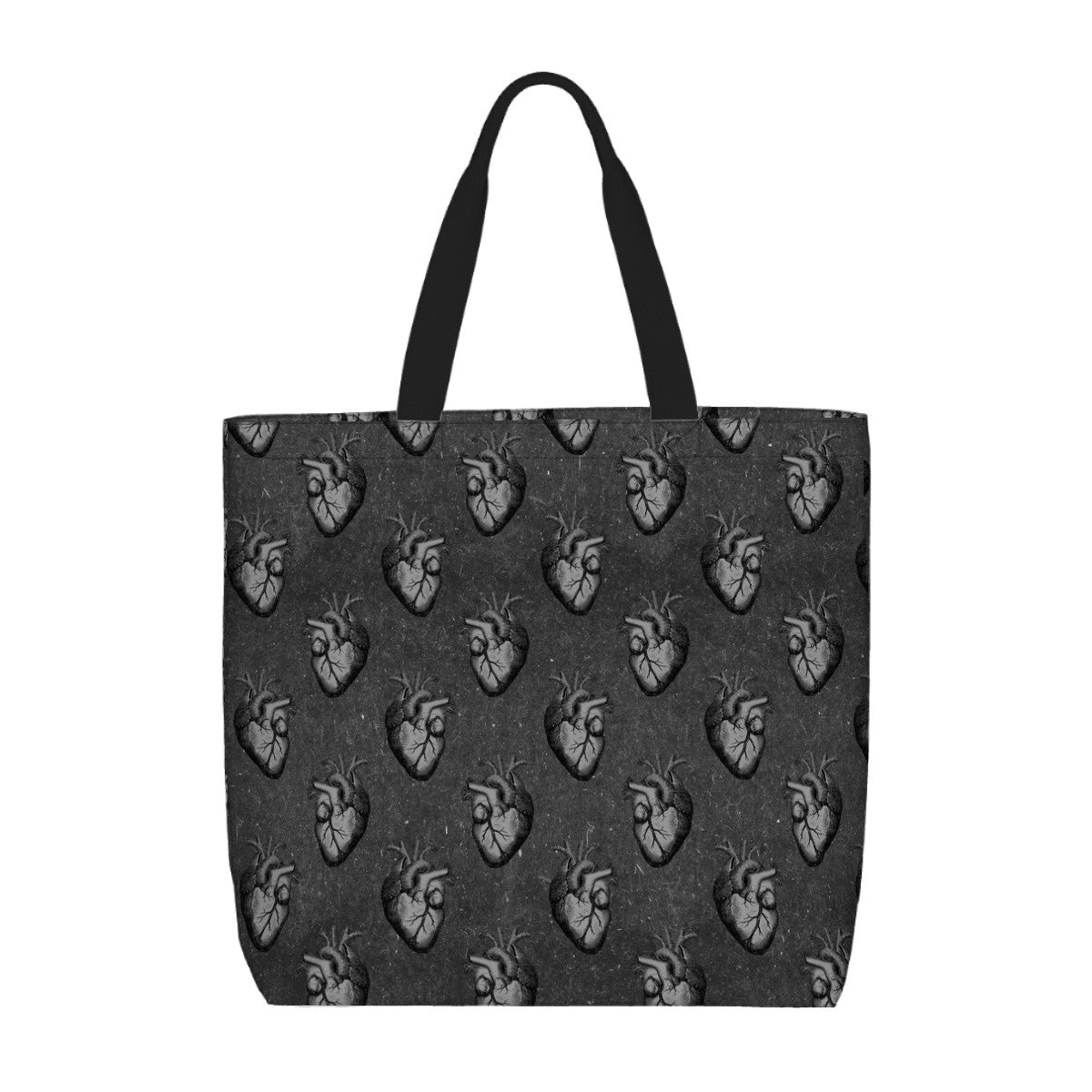 Printed Beach Bag / XL Tote Bag - Anatomic Hearts