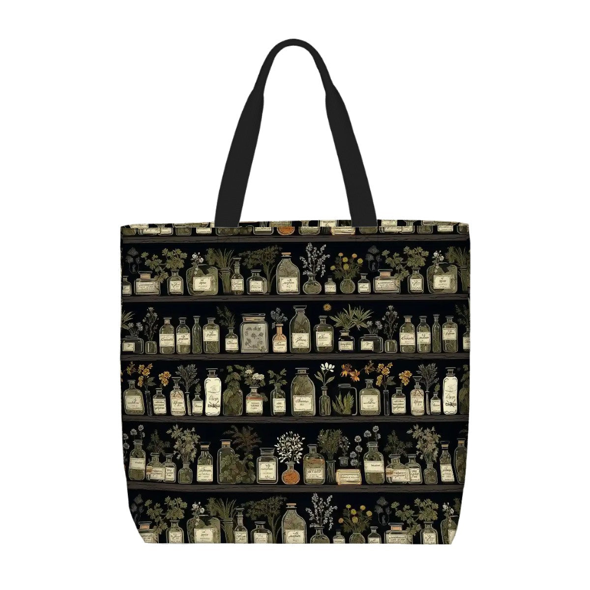 Printed Beach Bag / XL Tote Bag - Apothecary