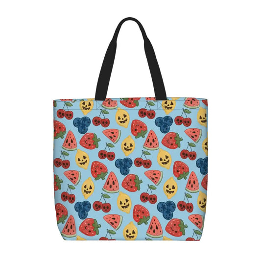Printed Beach Bag / XL Tote Bag - summerween