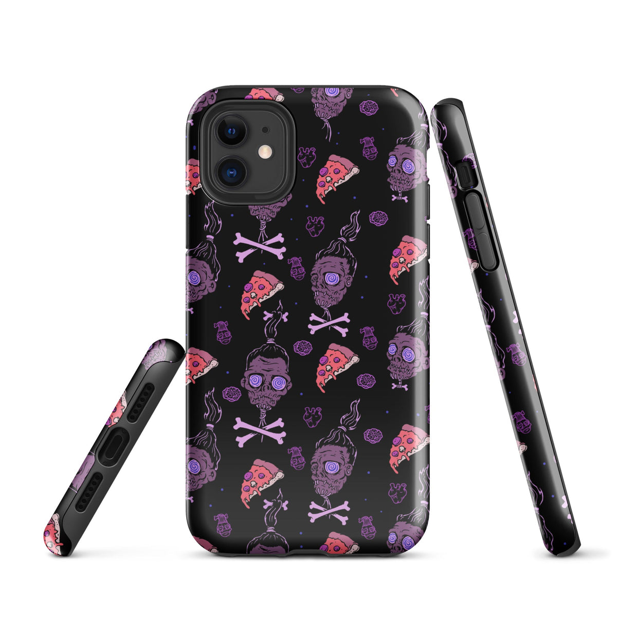 Horror Movies And Pizza iPhone Case
