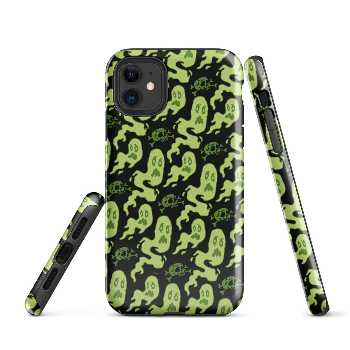 Green Ghosts iPhone Case