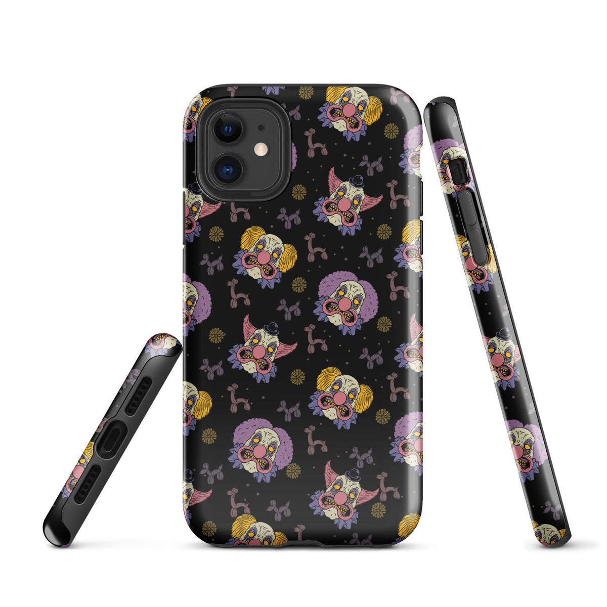 Spooky Clowns Circus iPhone Case