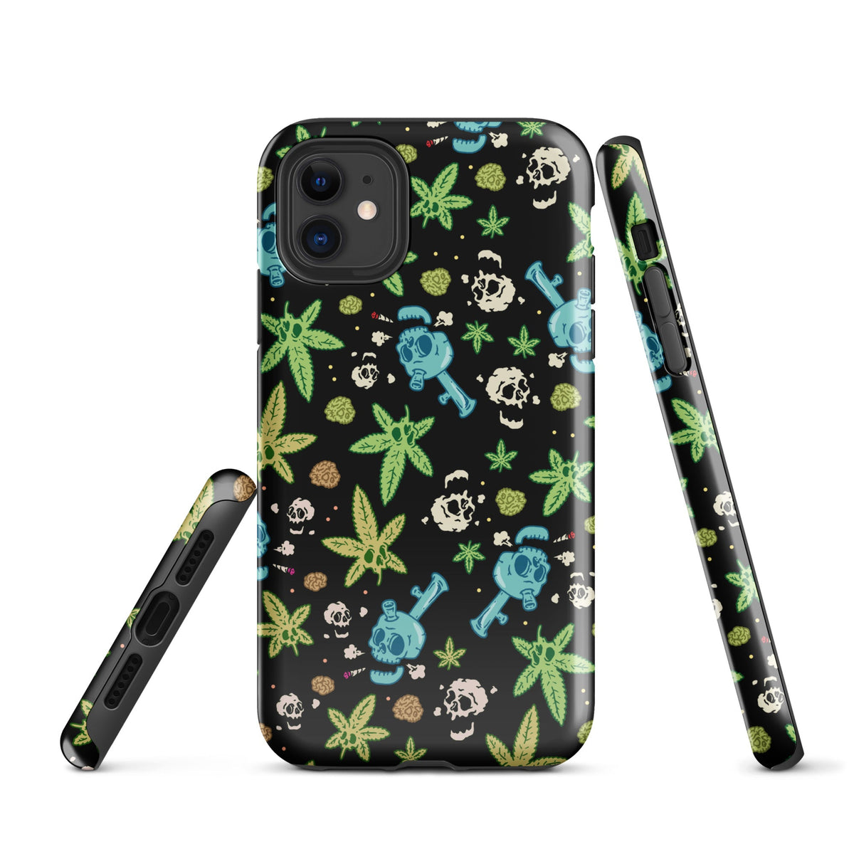 Weed And Skulls iPhone Case