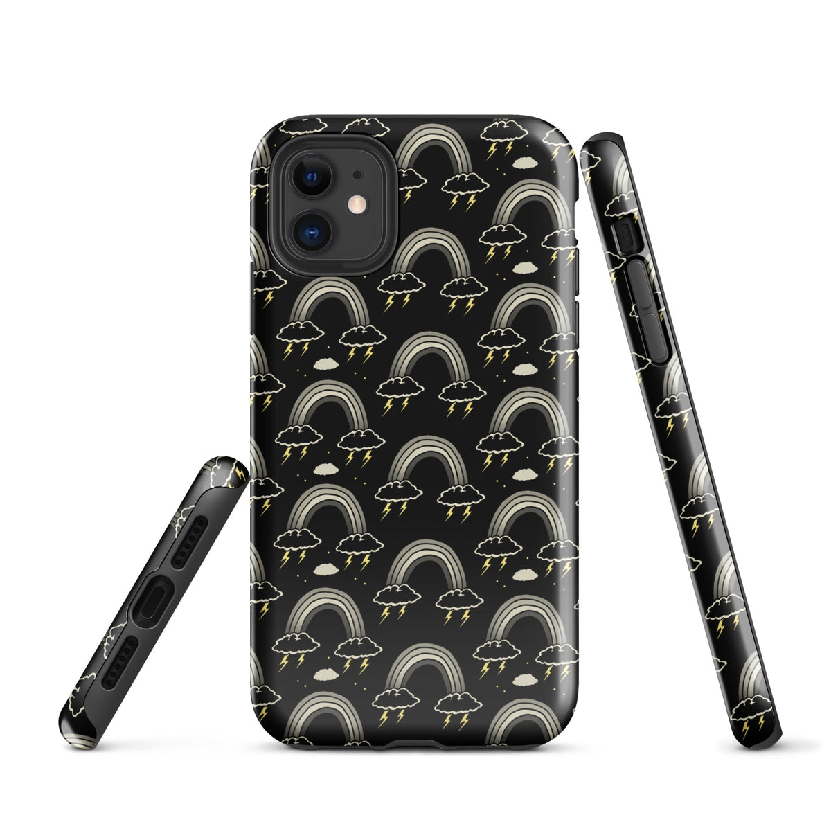 Goth Rainbow Emo iPhone Case