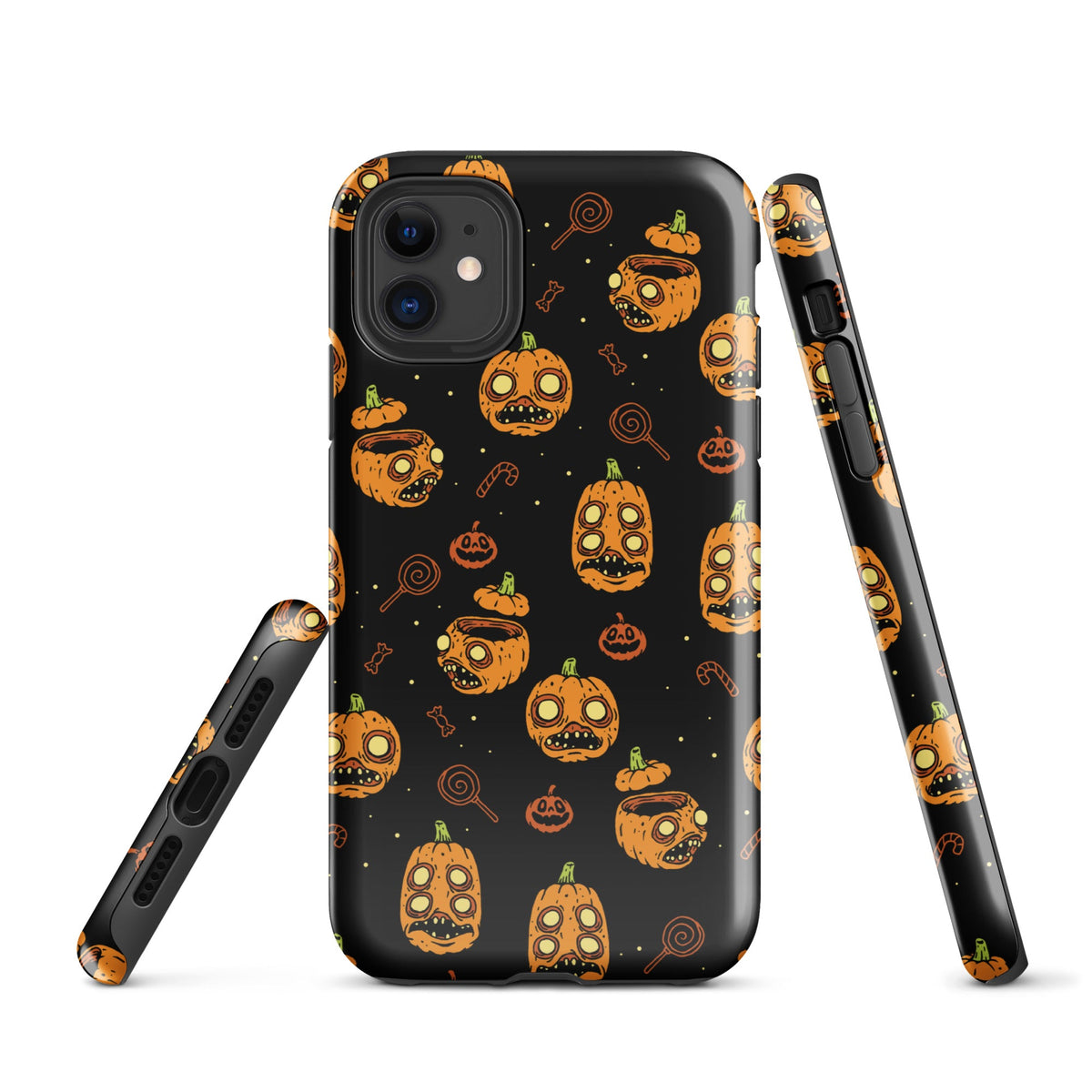 Zombie Pumpkins iPhone Case