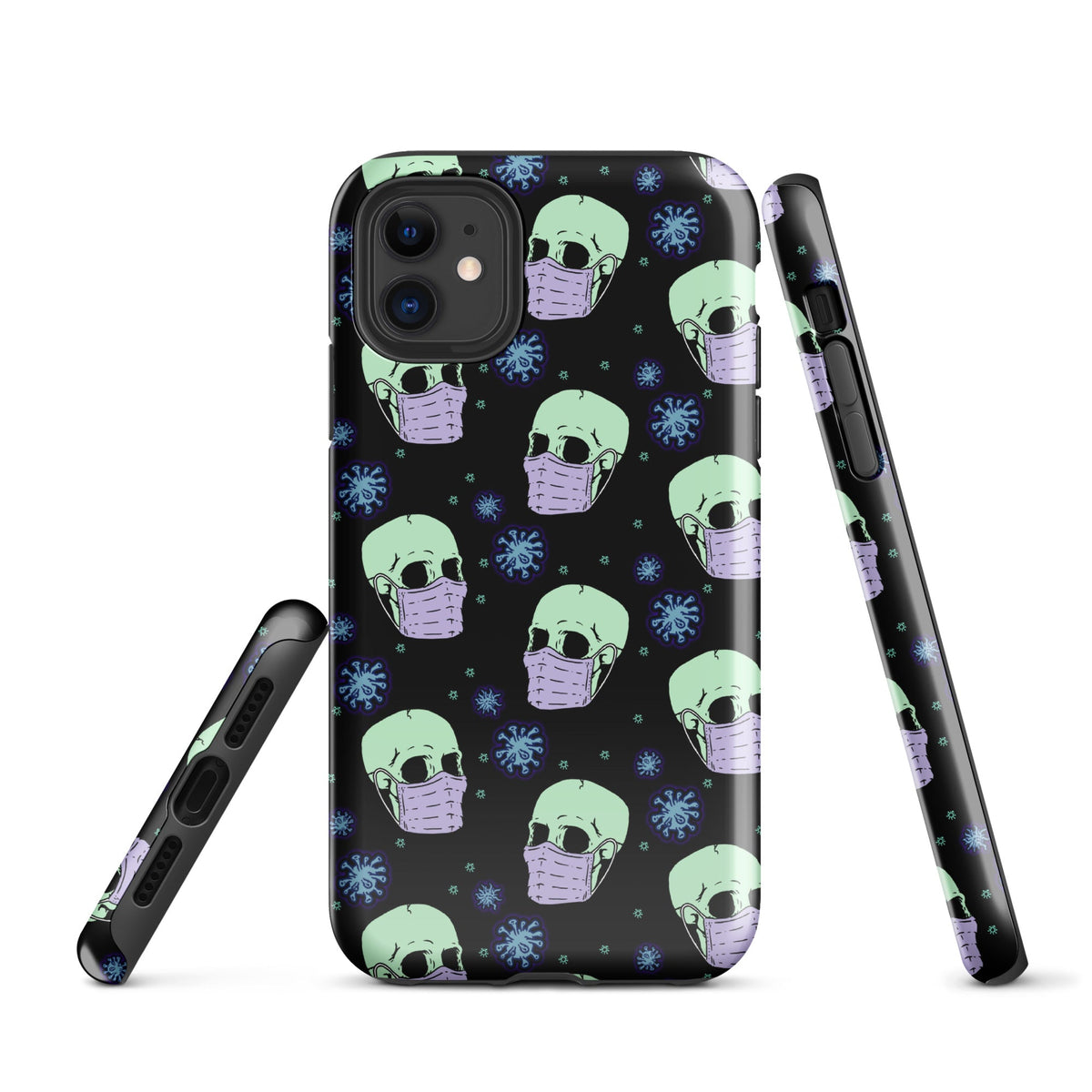 Virus Skull iPhone Case
