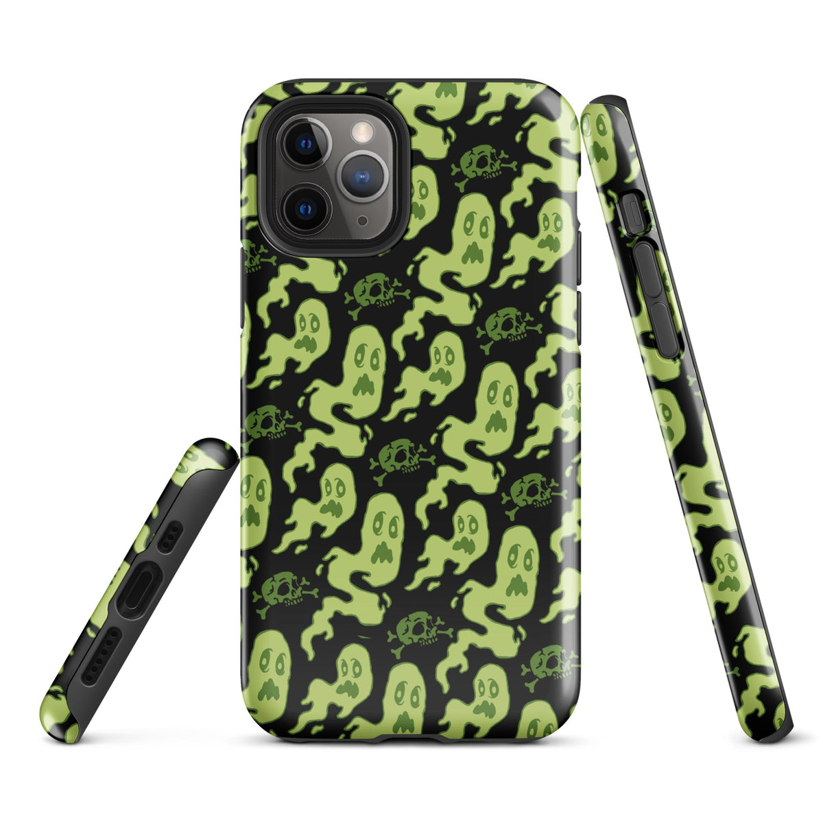 Green Ghosts iPhone Case