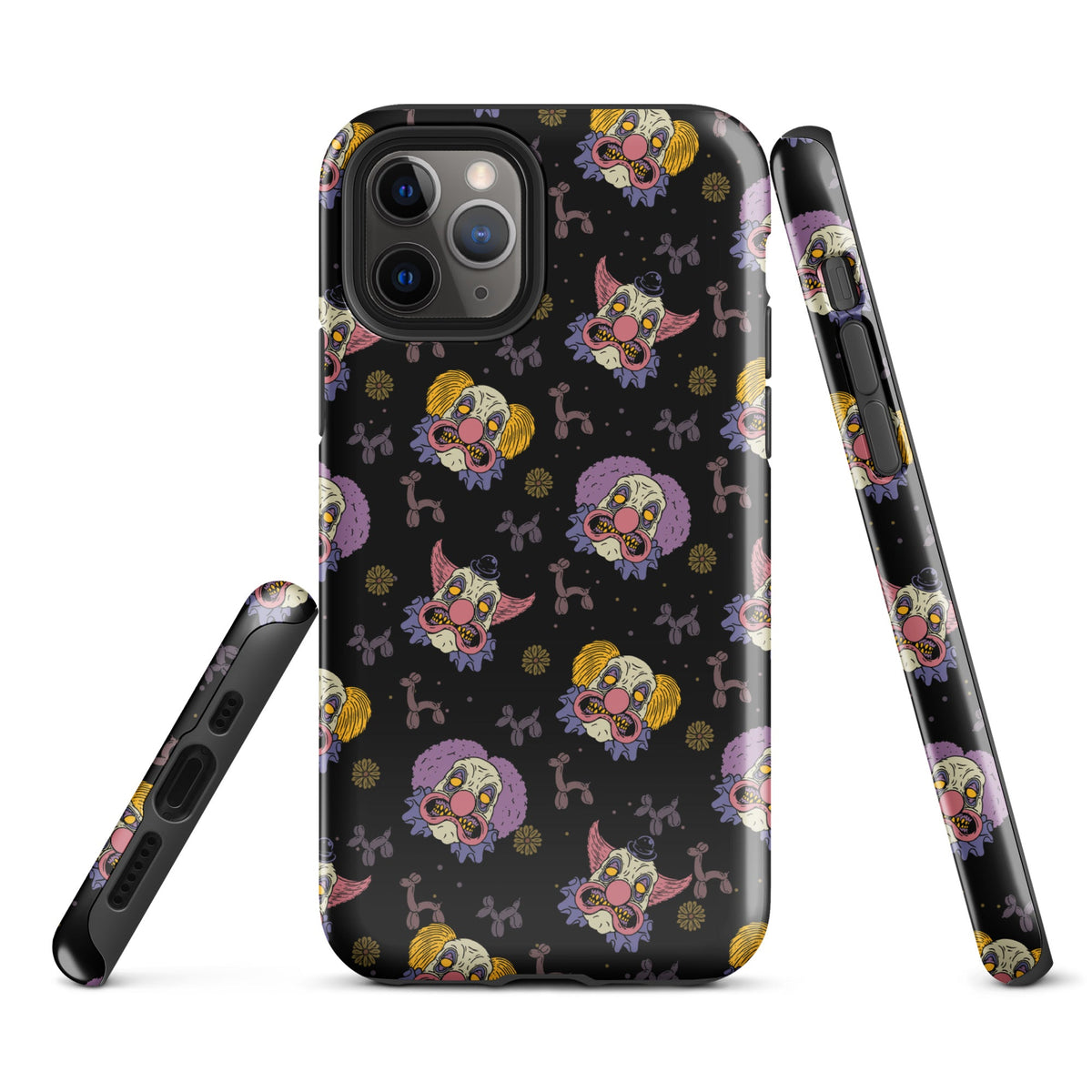 Spooky Clowns Circus iPhone Case