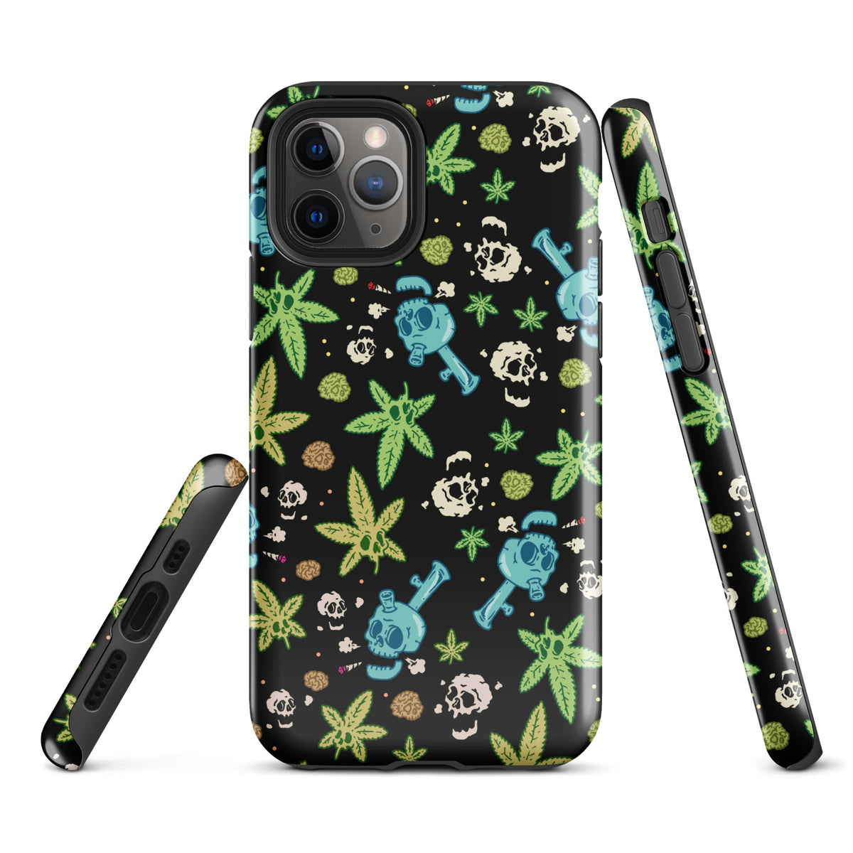 Weed And Skulls iPhone Case