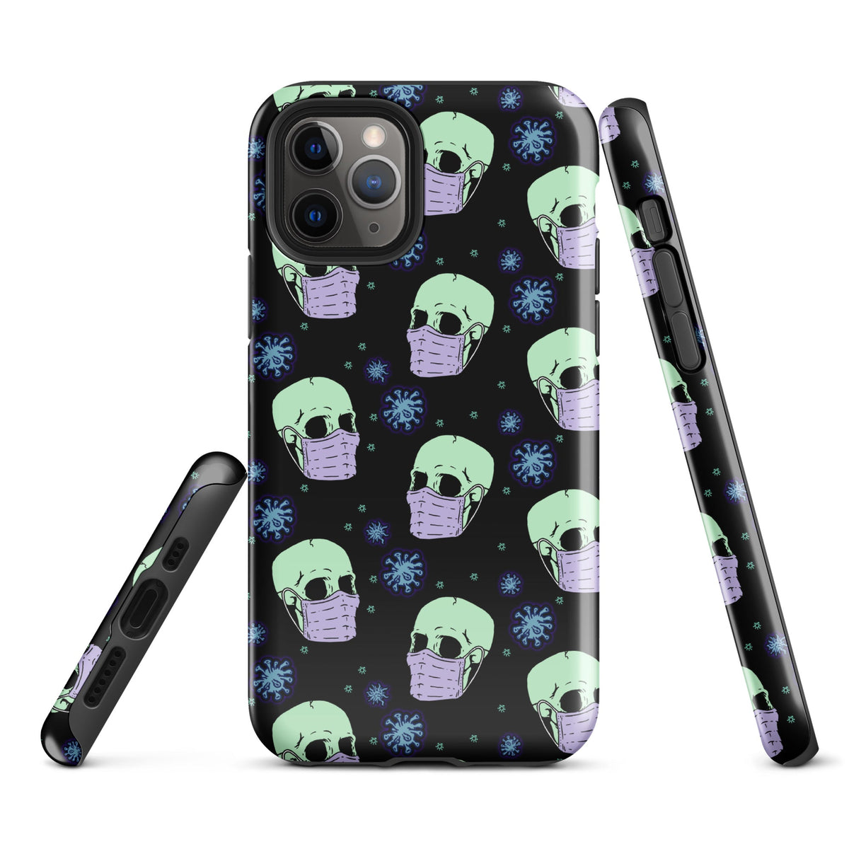 Virus Skull iPhone Case