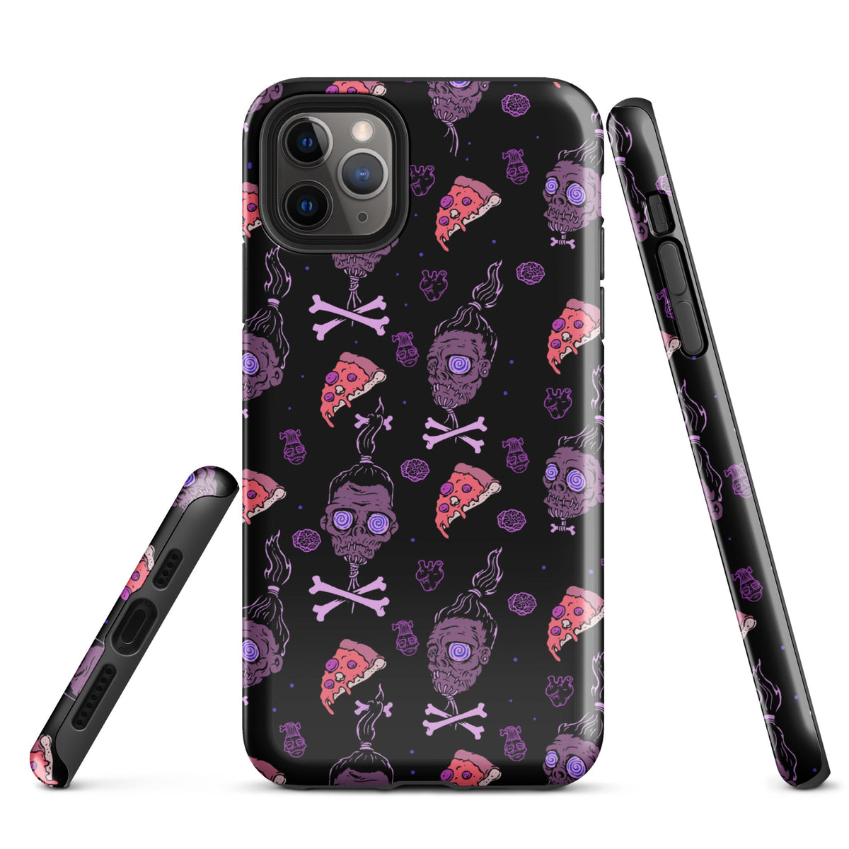 Horror Movies And Pizza iPhone Case