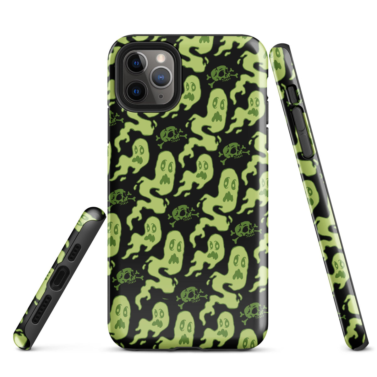 Green Ghosts iPhone Case