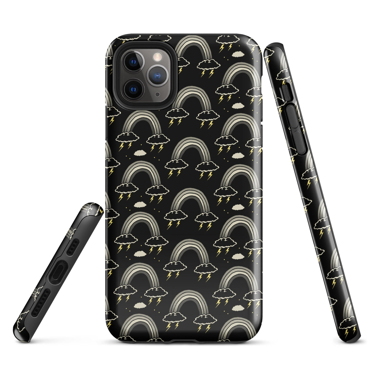 Goth Rainbow Emo iPhone Case