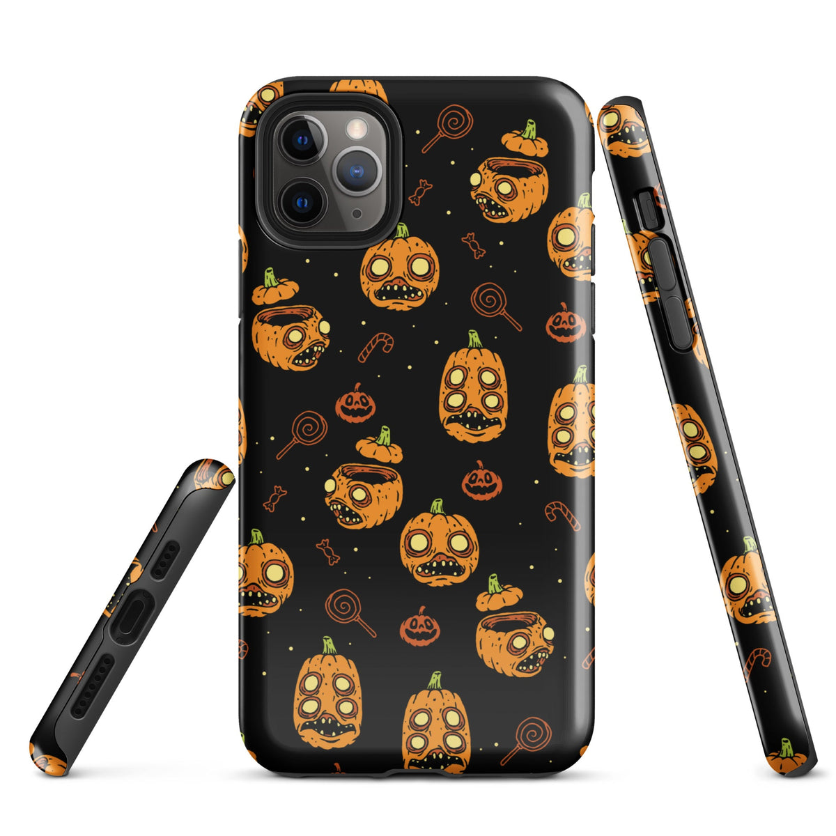 Zombie Pumpkins iPhone Case