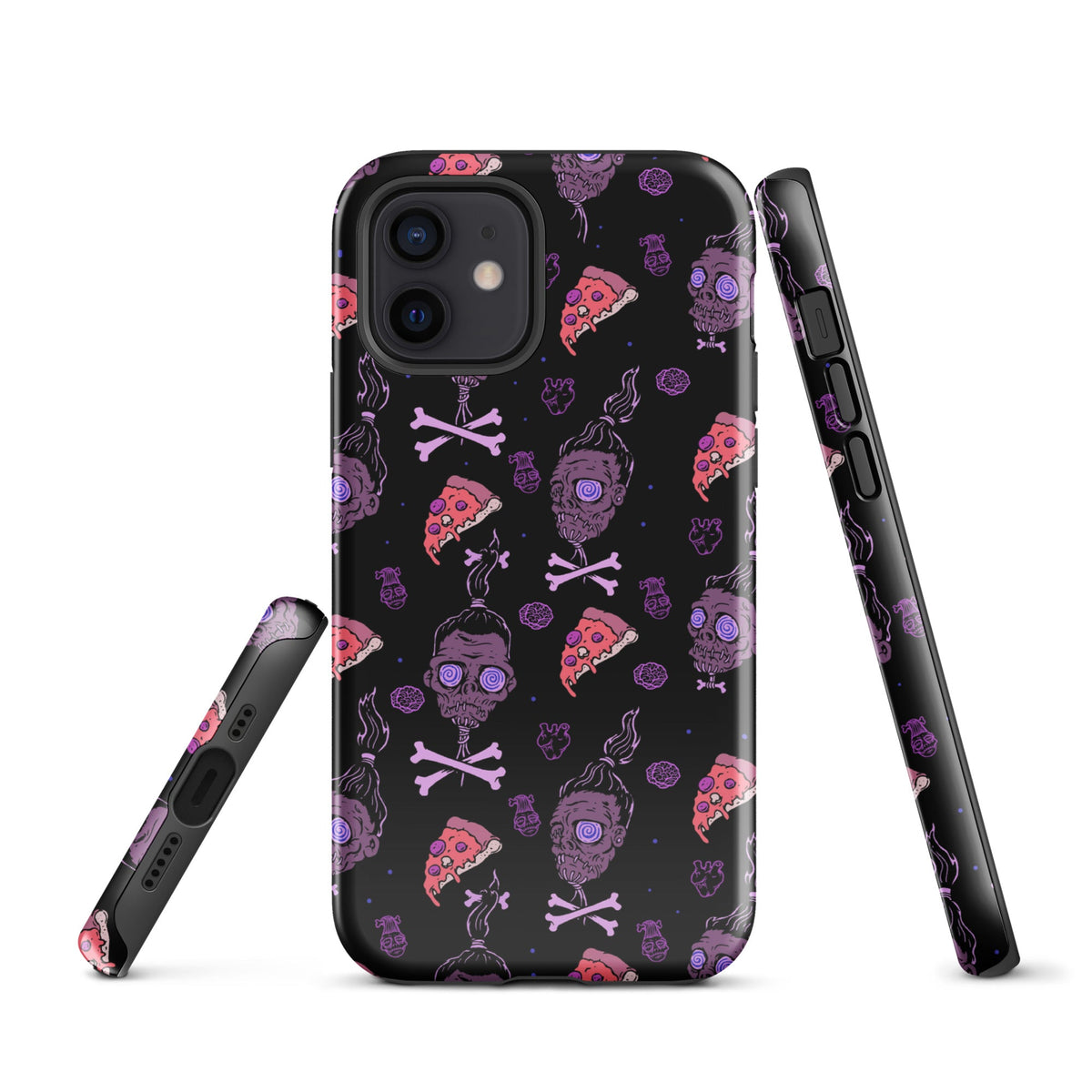 Horror Movies And Pizza iPhone Case
