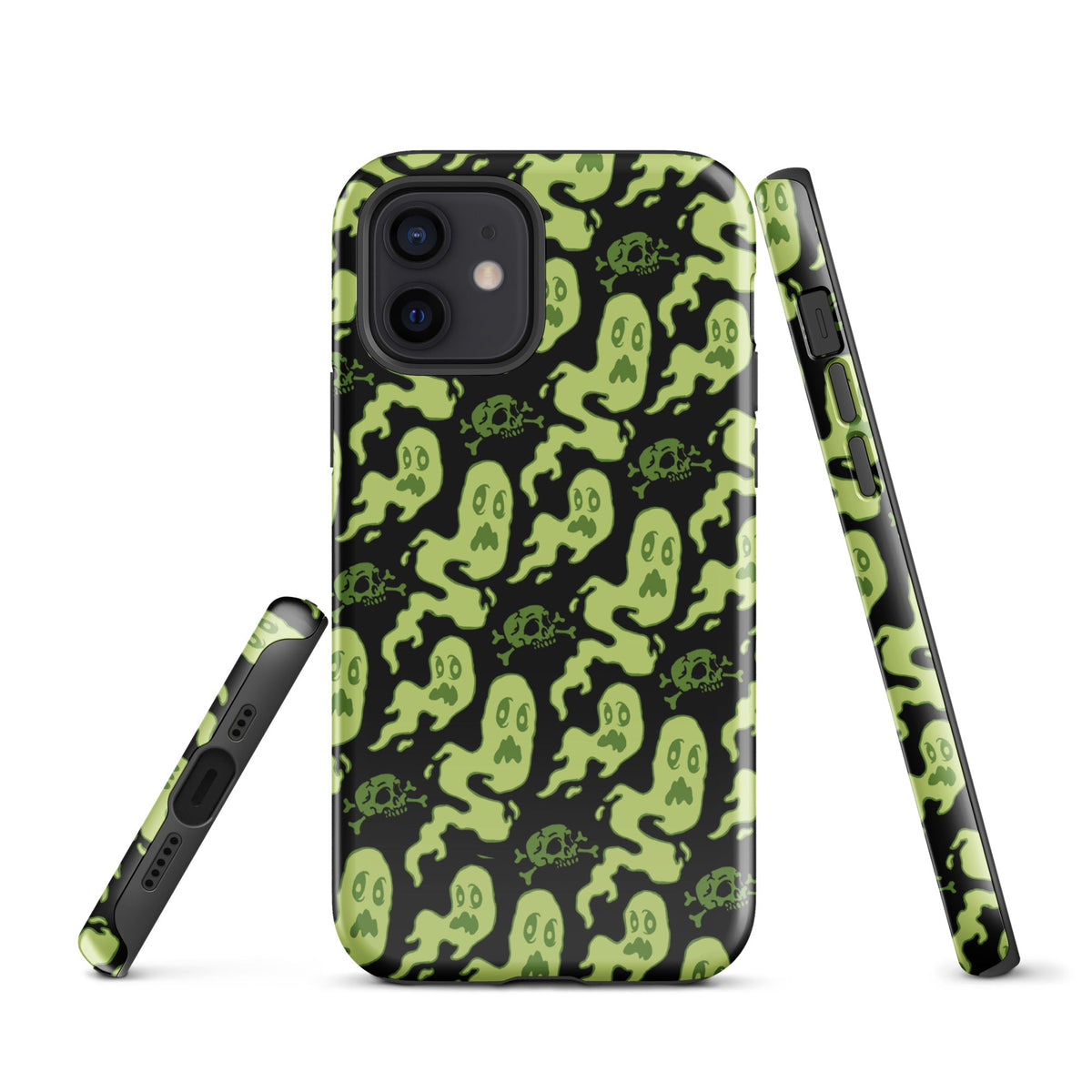 Green Ghosts iPhone Case