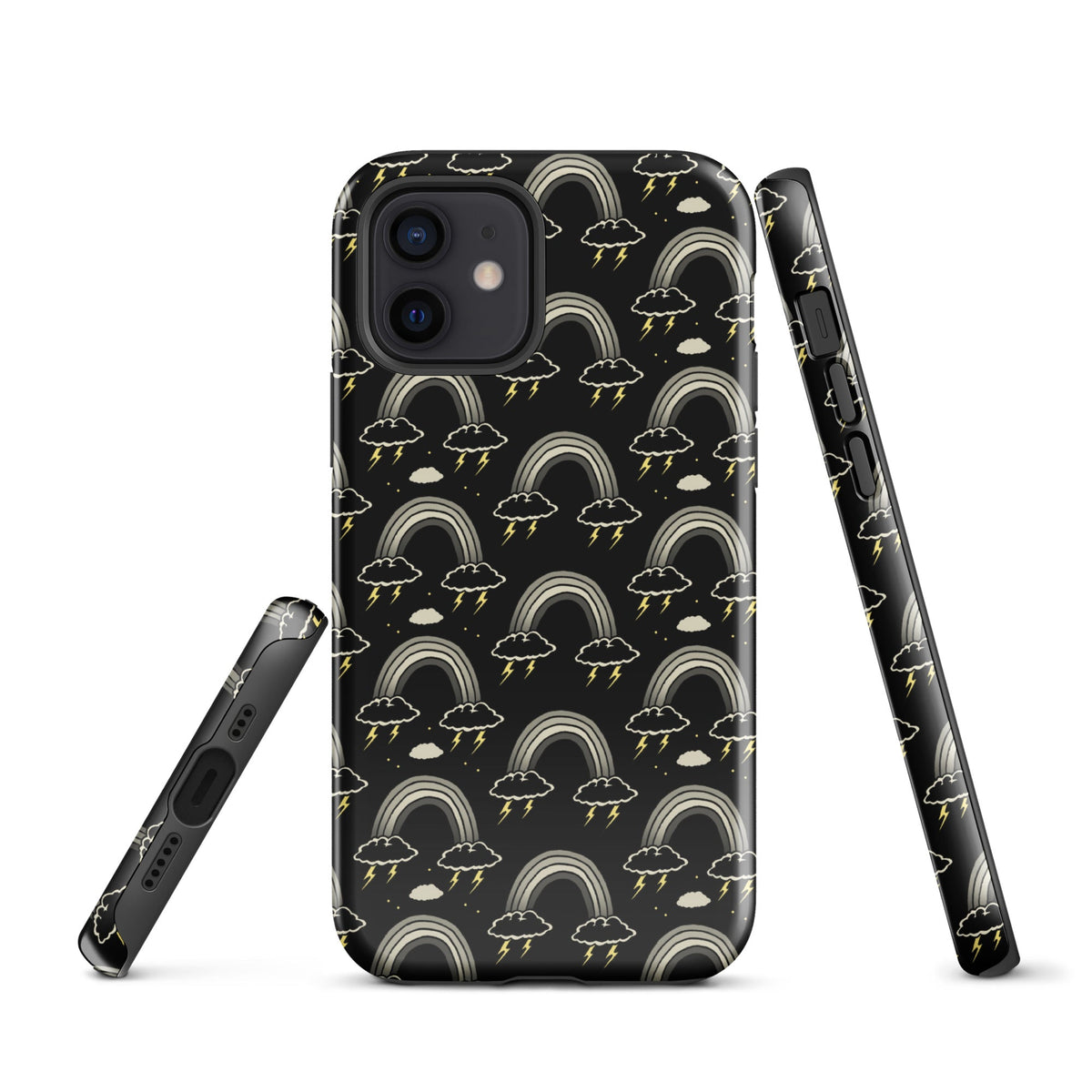 Goth Rainbow Emo iPhone Case